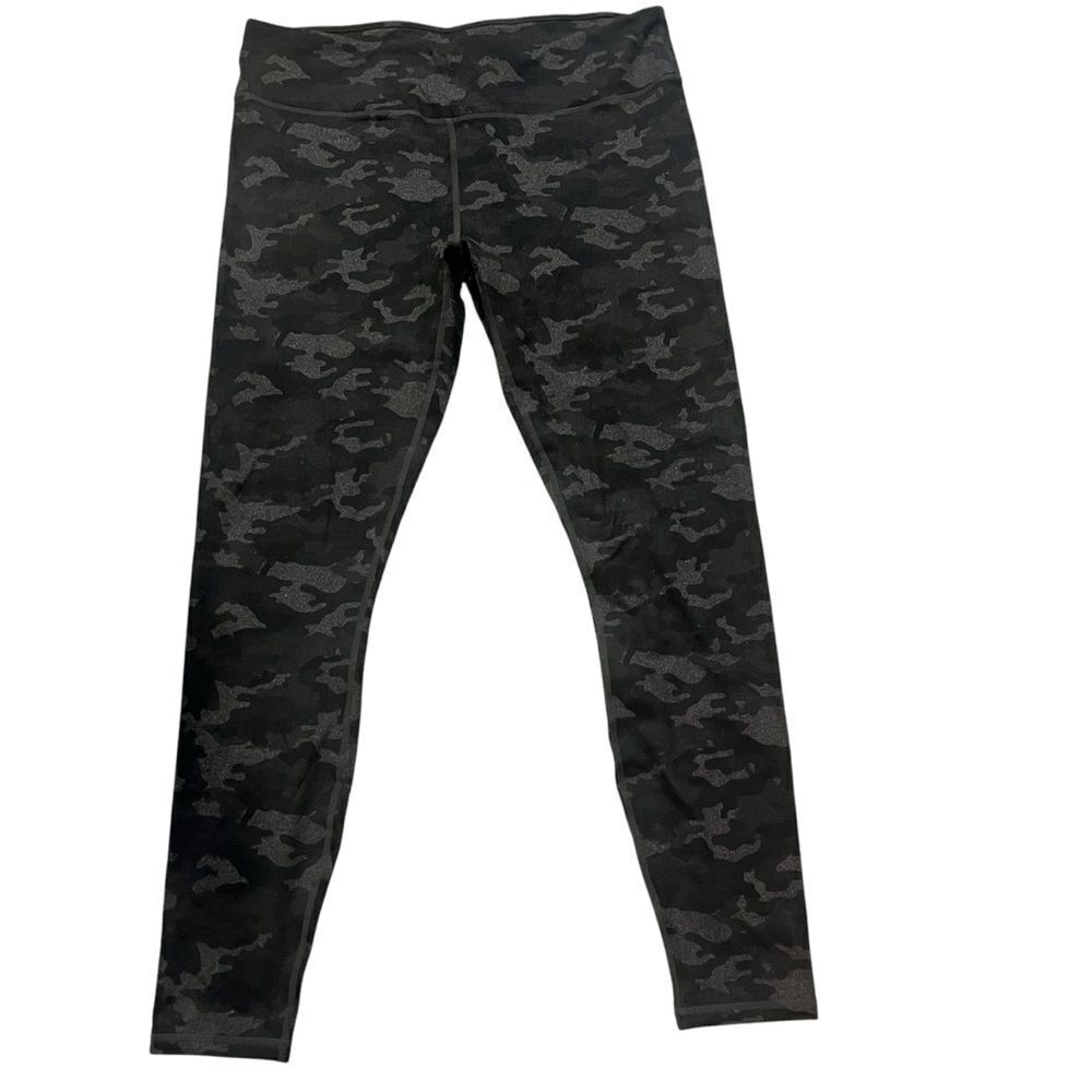 Fabletics women' MId-Rise Printed Heathered Legging size large
